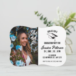 素朴モダンエレガントシンプル卒業写真