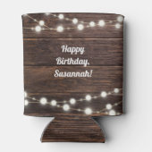 素朴モダンカスタム誕生日50スタイリッシュ 缶クーラー (裏面)