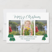 素朴モダンクリスマス3 – 写真 シーズンカード (正面)