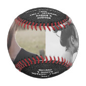 素朴モダンクール写真の父の日のヴィンテージ 野球ボール (正面)