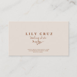 素朴モダンパーソナライズされた名刺 名刺