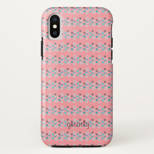 素朴モダンフローラ Case-Mate iPhoneケース (裏面)