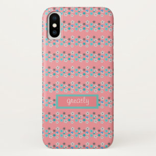 素朴モダンフローラ iPhone X ケース