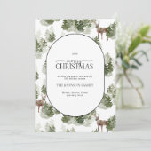 素朴モダン冬の森のアーチ シーズンカード (スタンド正面)