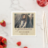 素朴モダン卒業会 スタンダードカクテルナプキン (インサイチュ)