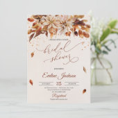 素朴モダン秋秋フローラ離れ 招待状 (スタンド正面)