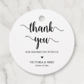 素朴モダン結婚お礼の品だ フェイバータグ (正面)