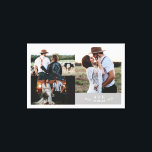 素朴モダン結婚Photo Collage Leaf Monogram キャンバスプリント<br><div class="desc">素朴モダン結婚のPhoto Collage Leaf Monogram Canvas Printはニーズに合わせカスタマイズて完全に印刷できる。©ゴルホデザイン。Zazzleプラットフォームを介してあなたのために作られた。//注意：使用される写真はプレースホルダイメージのみ。注文や印刷を行う前に、自分の写真で置き換える必要がある。こもしこ救済ここ欲しい連絡い。//お使いの救済デザインが必要か？他得のアイディア?下の感じボタ連絡ンを介して直接私(Zoe)に無料連絡。</div>