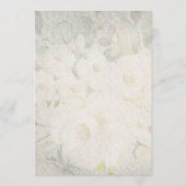 素朴モノグラム水カラーフローラ結婚ズ 招待状 (裏面)