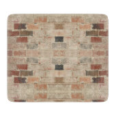素朴ユニークヴィンテージ旧レンガの自然なテクスチャ カッティングボード (正面)