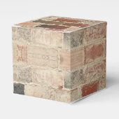 素朴ユニークヴィンテージ旧レンガの自然なテクスチャ フェイバーボックス (正面サイド)
