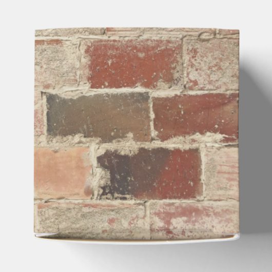 素朴ユニークヴィンテージ旧レンガの自然なテクスチャ フェイバーボックス (上部)