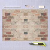 素朴ユニークヴィンテージ旧レンガの自然なテクスチャ 薄葉紙 (クラフト)