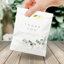 素朴ユーカリグリーンリー結婚ボホ フェイバーバッグ