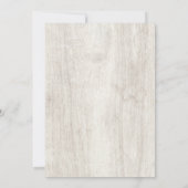 素朴ユーカリ植物樹結婚生病 招待状 (裏面)