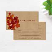 素朴ユーカリ葉ギフト証 (デスク)