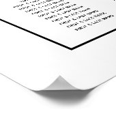 素朴ユーカリ葉スの座席結婚表 ポスター (角)