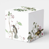 素朴ユーカリ葉ヴィンテージグリーナリー結婚ズ フェイバーボックス (裏面サイド)