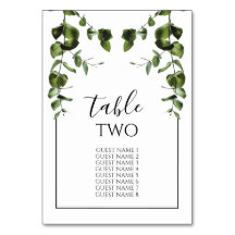 素朴ユーカリ葉結婚スのゲスト名