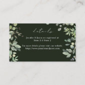 素朴ユーカリ詳細SM – 緑 エンクロージャーカード (正面)