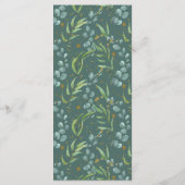 素朴ユーカリ金ゴールドブ結婚ランチ詳細 メニュー (裏面)