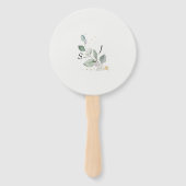 素朴ユーカリ金ゴールド書結婚書 ハンドファン (裏面)