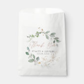 素朴ユーカリ金ゴールド書結婚書 フェイバーバッグ (正面)