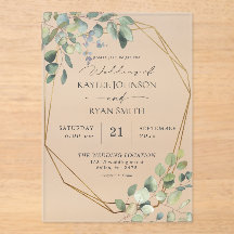 素朴ユーカリ&金ゴールドフレ結婚ーム