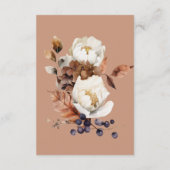 素朴ラストクリーム&ブラウン秋フローラ詳細 エンクロージャーカード (裏面)