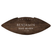 素朴リングや輪持参人記念パーソナライズされた品 アメリカンフットボール (パネル)