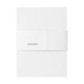 素朴リースイニシャル 招待状ベリーバンド (裏面例)