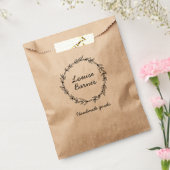 素朴リースバッグ フェイバーバッグ (封をした状態)