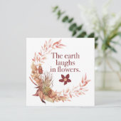 素朴リースフローラカード (スタンド正面)