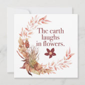 素朴リースフローラカード (正面)