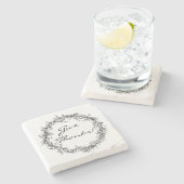 素朴リース与え感謝していストンコースター ストーンコースター (横)