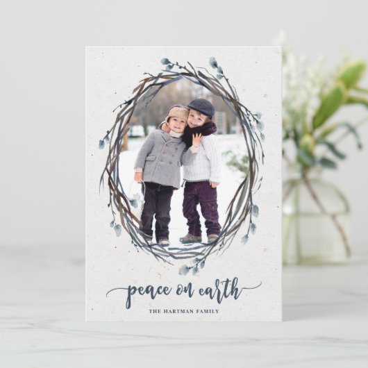 素朴リース平和オン・アース写真海軍 シーズンカード (スタンド正面)