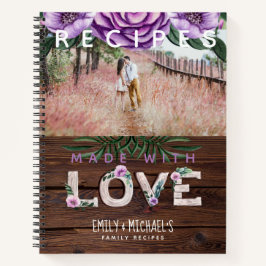 素朴レシピ本家宝結婚機の写真贈り物 ノートブック