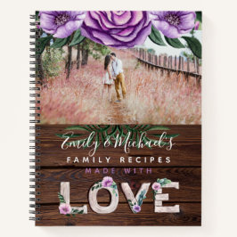 素朴レシピ本家宝結婚機の写真贈り物 ノートブック