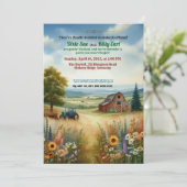 素朴レッドネックの国結婚側 招待状 (スタンド正面)