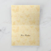 素朴レトロなバナー カード (内部)