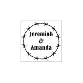 素朴レトロカントリーウェスタン結婚ズ農場結婚 ラバースタンプ (インプリント)