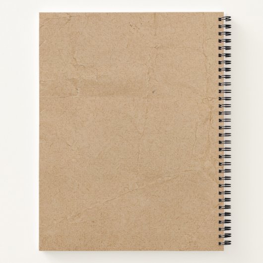 素朴レトロヴィンテージ料理キッチンレシピ ノートブック (裏面)