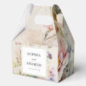 素朴レトロ水彩野結婚花 フェイバーボックス (裏面)