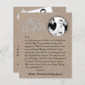 素朴レビュー中の写真年ヴィンテージ手書き (正面/裏面)