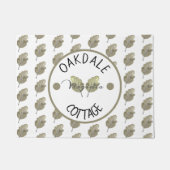 素朴レンタルキャビンコテージボ葉タニカル ドアマット (正面)