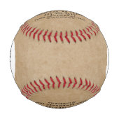 素朴ロゴを追加するカスタム文字 野球ボール (正面)