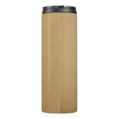 素朴ロゴビジネス企業の会社Kraft Brown タンブラー (裏面)