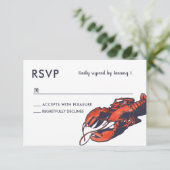 素朴ロブスター結婚ズスイート 出欠カード (スタンド正面)