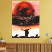 素朴ロングラン キャンバスプリント (インサイチュ (リビング))