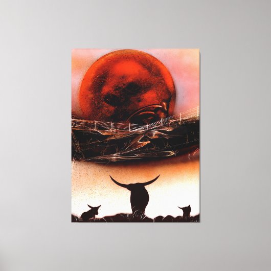 素朴ロングラン キャンバスプリント (正面)